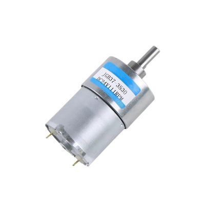 Hudew JGB37-3530 DC 12V 24V Metal Gear Micro Electric Motor(Motor with Bracket,316rpm,12V)