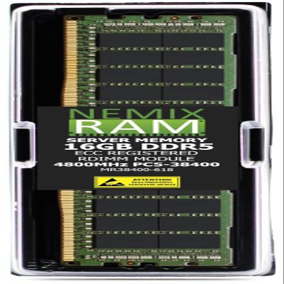 16GB (1X16GB) DDR5 4800MHz PC5-38400 1Rx8 1.1V CL40 288-PIN ECC RDIMM Registered NEMIX RAM Server Memory Compatible with Supermicro MEM-DR516L-CL01-ER48