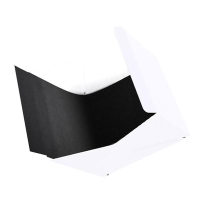 Kisangel Portable Photo Box Photography Light Tent with 30cm LED Light Strip, Foldable Small Photo Setup for Product Photography with Black and White Backdrops, Suitable for Small Business