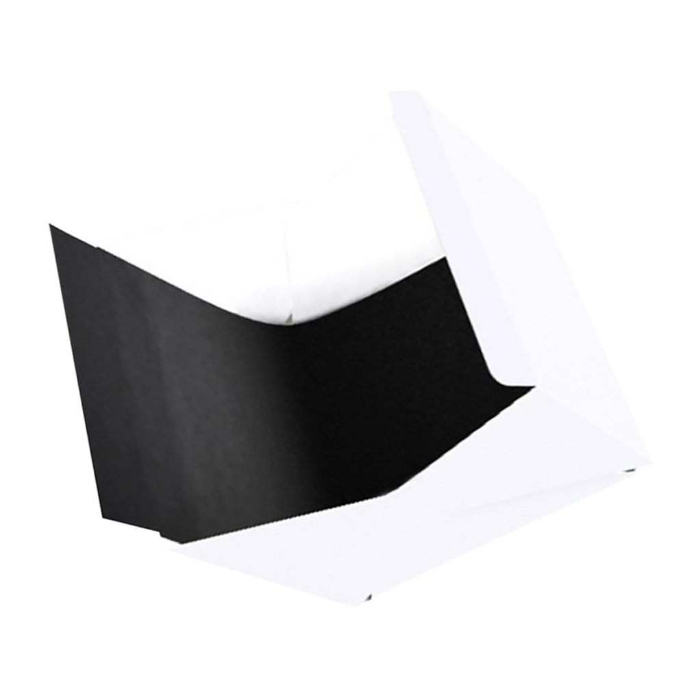 Kisangel Portable Photo Box Photography Light Tent with 30cm LED Light Strip, Foldable Small Photo Setup for Product Photography with Black and White Backdrops, Suitable for Small Business