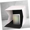 Kisangel Portable Photo Box Photography Light Tent with 30cm LED Light Strip, Foldable Small Photo Setup for Product Photography with Black and White Backdrops, Suitable for Small Business view 3
