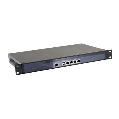 ANDAQI 1U Rackmount Firewall Hardware,OPNsense, VPN, Network Security Appliance, Router PC, N2600 D2700, RS12, 4 x Gigabit LAN, COM, VGA, Fan, 0 RAM, 0 Storage, Barebone No System