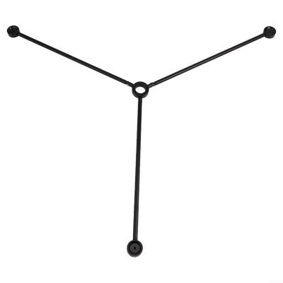 Foldable Metal Stabiliser Floor Tripod Total Station - 40 cm Portable Measuring Tripod Non-Slip Base Accurate Measurements