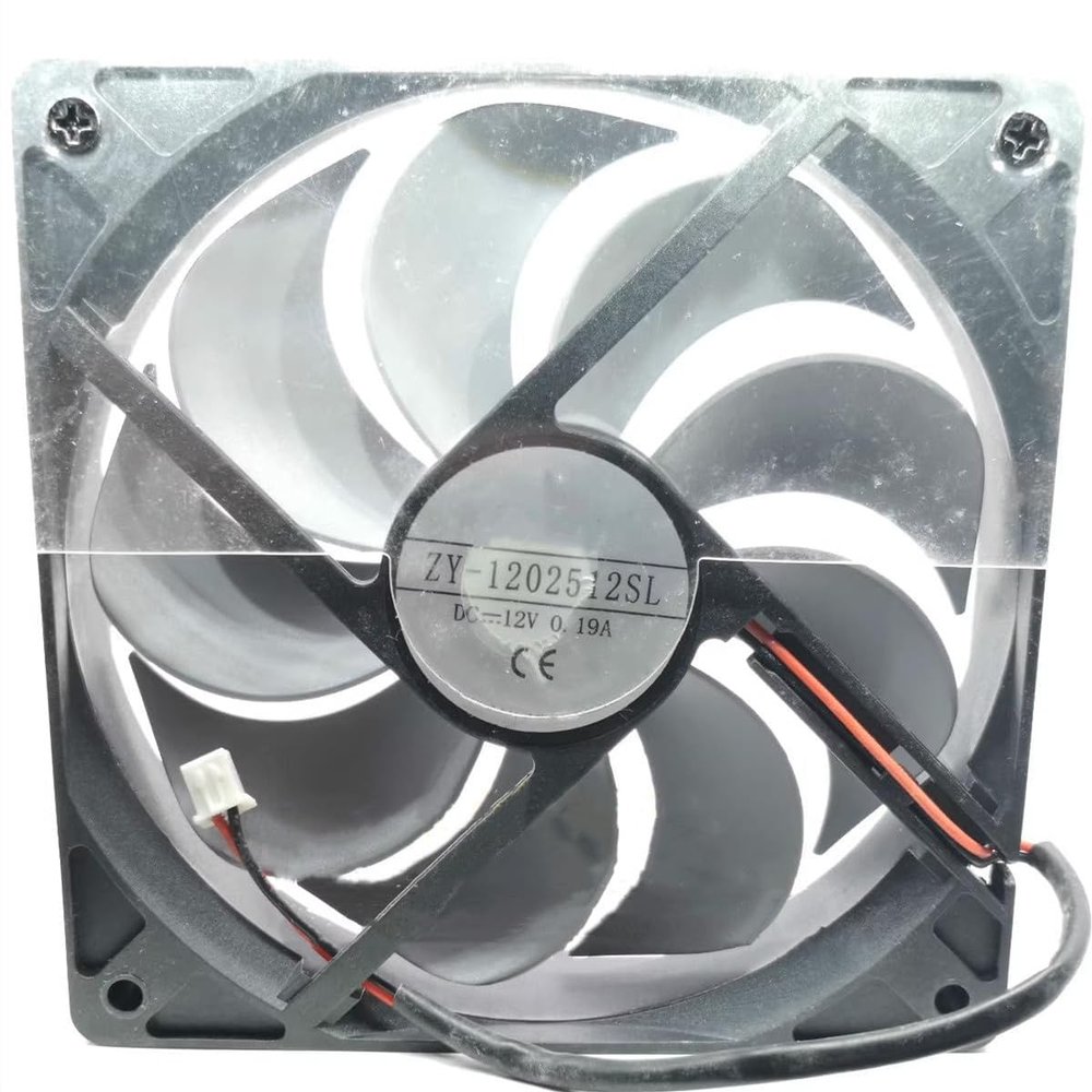 ZY-1202512SL 120X120X25MM 12V 0.19A 2.28W 2-Wire Cooling Fan