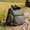 Binocular Harness Chest Pack, Bino Case with Rangefinder Pouch Adjustable Binocular Case with Rain Cover Bino Harness Lightweight Compact for Bird Watching Hiking Shootings view 3