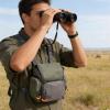 Binocular Harness Chest Pack, Bino Case with Rangefinder Pouch Adjustable Binocular Case with Rain Cover Bino Harness Lightweight Compact for Bird Watching Hiking Shootings view 4