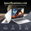 HP 15.6" FHD Touchscreen Laptop, Intel i5-1334U, 40GB DDR4 RAM, 2.16TB Storage (2TB SSD+160GB Docking Station Set), Intel Graphics, Copilot AI, Num Pad, Webcam, Wi-Fi 6, Win 11 Pro, Silver view 3