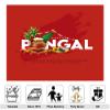 10x8ft Happy Pongal Backdrop Harvest Festival Festive Celebration Cultural Kids Adults Photography Background Party Banner Decorations Photo Studio Props view 2