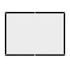 Projector Screen, 4:3 Foldable Non Crease Projection Screen Double Sided White Projector Curtain for Home Party Office Classroom (84 inches) view 1