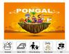 10x8ft Happy Pongal Backdrop Harvest Festival Vibrant Cultural Religious Celebration Kids Adults Family Photography Background Party Banner Decorations Photo Studio Props view 2