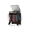 AHUCPLKN Cd Rack Now Playing Vinyl Record Holder Wooden Floor-standing Albums Display Rack view 2