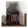 AHUCPLKN Cd Rack Now Playing Vinyl Record Holder Wooden Floor-standing Albums Display Rack view 3