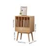 AHUCPLKN Cd Rack Vinyl Record Wooden Display Cabinet with Drawer Home Multi-Functional Storage Sideboard view 2