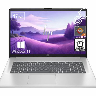 HP OmniBook 5 2025 Laptop, 8-Core AMD Ryzen AI 7 350, 16" WUXGA IPS Display, AMD Radeon 860M Graphics, 16GB LPDDR5 512GB SSD, Backlit Keyboard, Wi-Fi 6E, Win11 Home
