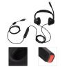 MUTOUXIA USB Telephone Headset with Noise Cancelling Mic, Binaural Wired Office Headphone, Volume and Mute Control, Lightweight Comfort Design for Call Center Customer Service view 4