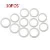 10 Pack Sanitary Silicone Gasket 35mm ID for Tri Clamp Hose Barb Ferrule. Inch (ID35MM) Food-Grade Silicone Ferrule with 50.5mm OD, BPA for view 3
