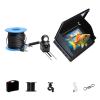 Fishing Monitor Device with 22 LEDs 220 Viewing Angled IP68 Underwater Camera 16H Batteries Life for Pond Lake Fishing Adjustable Brightness Fishing Camera Display view 1
