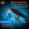 2026 Upgraded Strongest Digital TV Antenna, 3600+ Miles Range TV Antenna for Smart TVs, Indoor/Outdoor HDTV Antenna for Local Channels with Amplified Signal Booster Supports 4K 8K 1080p-38 FT Cable view 2