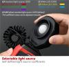 Light Meter, Digital Light Meter Photography Luxmeter Detachable Probe Illuminometer Lux/Fc Photometer Environmental Tester Camping,Light Meter Photography(TA632B) view 3