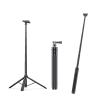 Compatible for Panoramic Action Cameras, 1.4M Telescopic Invisible Selfie Stick & Foldable Tripod view 2