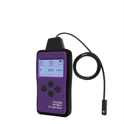 Light Meter, UV Meter Uv Tester Radiometer Ultraviolet Light UVA LED Sources Ultra Small Size Measure Energy Power and Temperature LS126A,Light Meter Photography