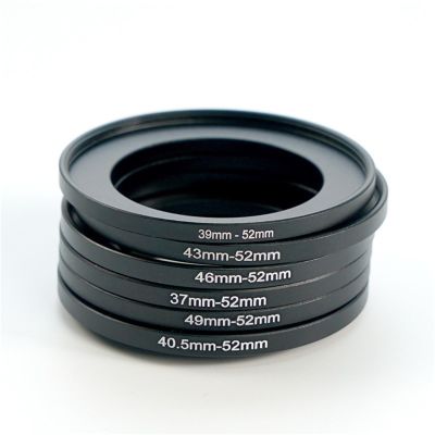 Camera Square Lens Hood Universal Retro Reduce Light Retro for Fujifim 39mm 43mm 46mm 49mm 52mm Filter Adapter Ring Metal Excellent(37mm-52mm,Filter Adapter Ring)