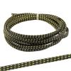 Cable Sleeves Black Gold Braid Sleeve High Density Sleeving Cable Wrap Sheath for Electric Cables(16mm,2 Meters) view 2