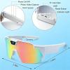 4K HD POV Sports Glasses with Camera Smart Recording Baseball Glasses with Camera for Men Women Cycling Hiking Outdoor Activities (A-5,64G RAM) view 2