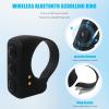 Norheirui Remote Scrolling Ring for Tiktok, Page Turner for Kindle App, Bluetooth Camera Shutter Remote for iPhone for Android for iOS for iPad, with Charging Case (Black) view 3