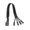 Motherboard Expansion Cable Power LED Reset PC Power F-Panel Female to 2Pin Male Connector for Computer Reset Hard Drive view 1