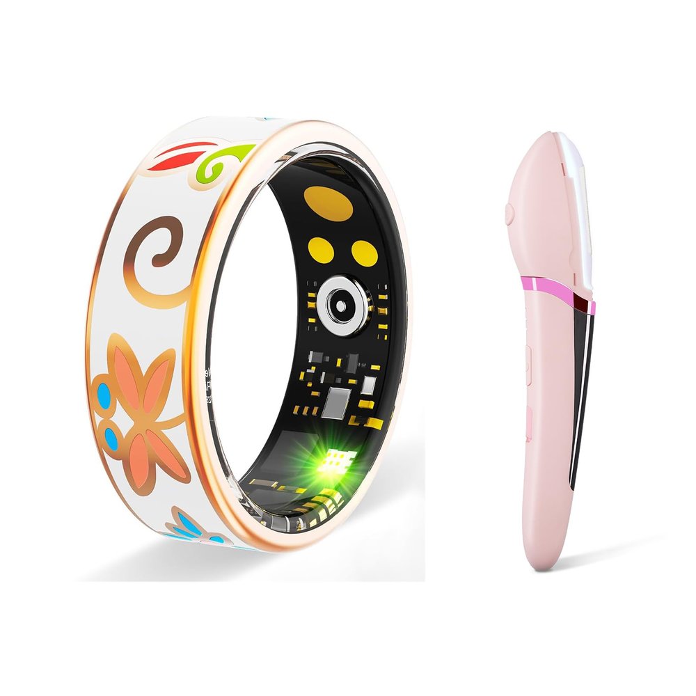 DSHKISK Smart Ring and Sonic Facial Dermaplaning