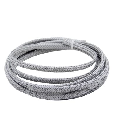 Cable Sleeves Braided Cable Sleeve Expandable High Density Insulated Line Protection Wire Wrap(Grey,12mm,3.0 Meters)