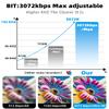 3072Kbps Voice Recorder,Audio Recorder with AI-Triple Intelligent Noise Cancellation,128GB Recording Device with 9200Hours Store, Voice Activated Recorder for Lectures, Meetings, Intervie view 3
