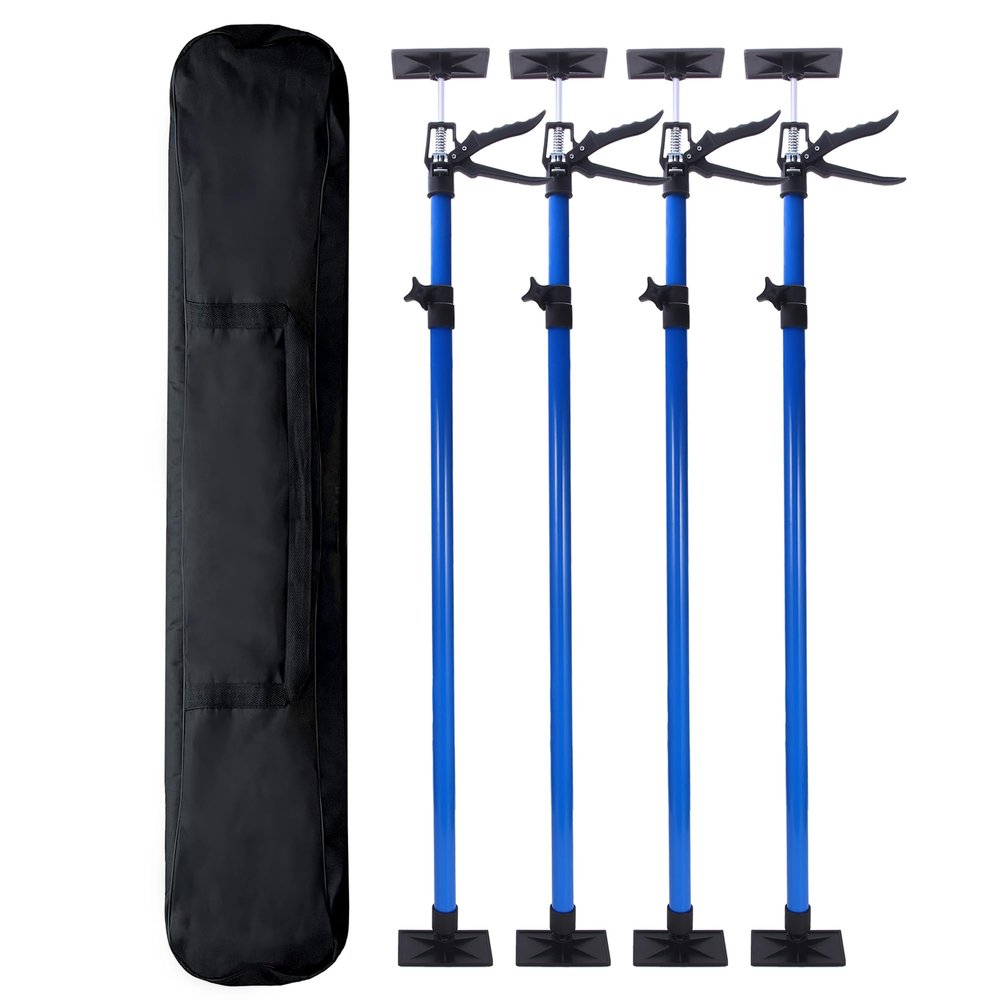 360 Rotating Height-Adjustable Support Rod with 45 Tilt Stand - Quick-Release Handle & Non-Slip TPR Pads