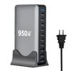 950W USB C Fast Charger Block, 10 Ports GaN IV Pro USB Chagring Station, 140W PD QC HUB for Multiple Devices, Laptop Adapter Compatible with MacBook Pro/Air iPad iPhone Pro Max, Galaxy, Dell, HP view 1