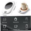 Coffee Mug Warmer for Desk, USB Electric Mug Warmer for Coffee, with 3 Temperature Setting, Electric Plate for, Milk, Tea, White view 3