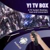 2026 Y1 Android 16.0 TV Box, 4K Ultra HD Smart Box for TV with 2.4GHz+5GHz WiFi, Internet Channel Box TV Device, S905 Chip, USB 2.0, Compact and Powerful (Infrared Remote Control) view 2