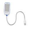 Omabeta USB LED Flexible Gooseneck Mini Light 28 Portable Reading Lamp for Laptop Office Workers, Plastic, White (Blue) view 1