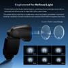 Godox V1 mid Flash for Olympus for Panasonic Camera,TTL Li-ion Round Head Camera Flash Speedlite,HSS Touch Screen 2.54G X System Auto/Manual Zoom 650 Full Power Flashes(Godox V1 Upgrade) view 3