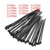 100Pcs Cable Ties Self-Locking Plastic Nylon Wire Zip Tie Clamps Fastening Ring(3x100mm width 1.8mm) view 3