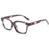 3 Pack Tortoiseshell Reading Glasses, Blue Light Blocking Square Anti Glare Reading Glasses for Women (Tortoiseshell 0.0x) view 1