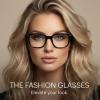 3 Pack Tortoiseshell Reading Glasses, Blue Light Blocking Square Anti Glare Reading Glasses for Women (3 Pack 2.0x) view 2