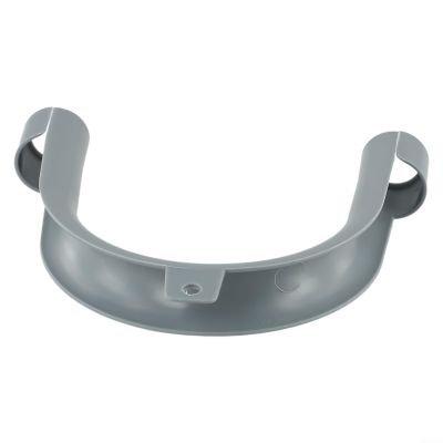 Grey PVC Drain Hose Clip for Washing Machine and Dishwasher, U-Shaped Drain Hose Holder, Laundry Room Drain Pipe Accessory, Pack(1Pcs)