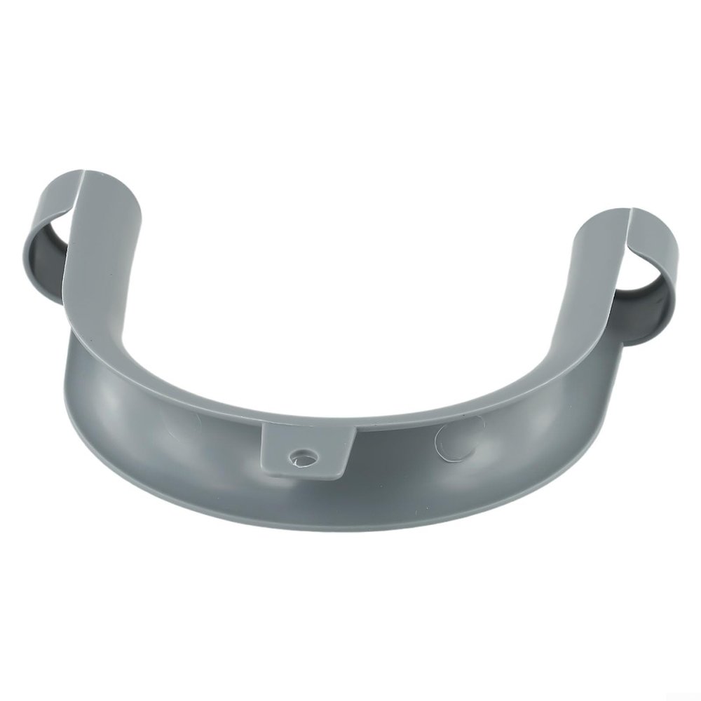 Grey PVC Drain Hose Clip for Washing Machine and Dishwasher, U-Shaped Drain Hose Holder, Laundry Room Drain Pipe Accessory, Pack(1Pcs)