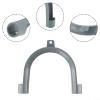 Grey PVC Drain Hose Clip for Washing Machine and Dishwasher, U-Shaped Drain Hose Holder, Laundry Room Drain Pipe Accessory, Pack(1Pcs) view 4