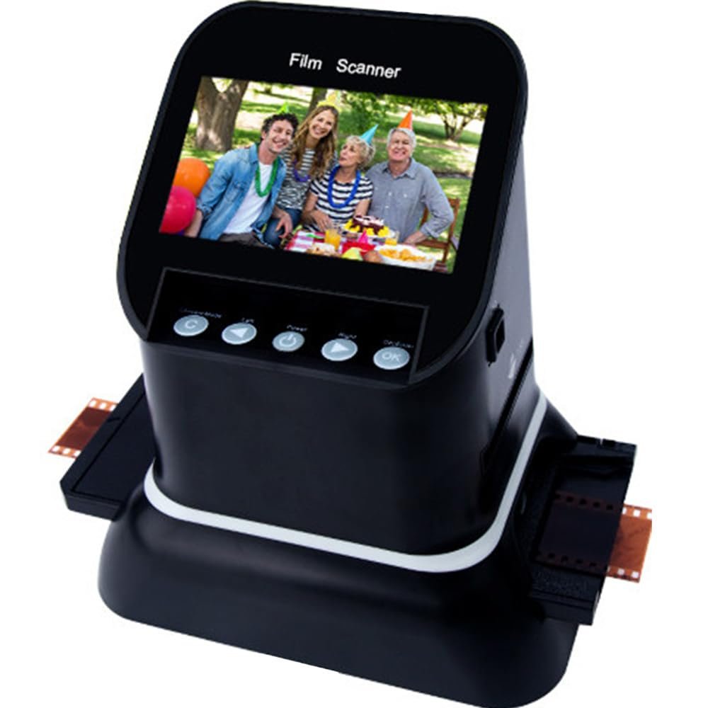 RETRIN High Resolution 22MP Film Slide Scanner with 4.3" Display, Fast HD Scanning Converter for 35mm 120 126 127 135 Negatives Slides & Old Photos