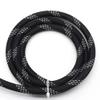 1-50M Black Silver High Density PET Braid Sleeve (4-25mm ID)  Flexible Snake Skin Cable Wrap Sheath for Electric Cables(30M,ID 8mm) view 1