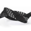 1-50M Black Silver High Density PET Braid Sleeve (4-25mm ID)  Flexible Snake Skin Cable Wrap Sheath for Electric Cables(30M,ID 8mm) view 2