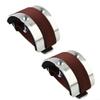 Adjustable Stilt Knee Straps for Drywall Painting, 2-Pack 22in Leg Band with Alloy Buckle, Canvas and Aluminum Replacement Parts Compatible with Most Metal Drywall Stilts view 1