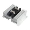 100A 1600V Single Phase Bridge Rectifier Module with Aluminum Heat Sink for AC to DC Converter, High Current Rectifier for Industrial Power Supply Applications view 1